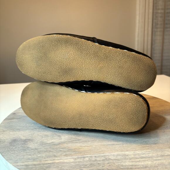 Atlantis Handmade Black Leather Loafers Artisan Slip On Flats Made In Turkey 8.5 - Picture 7 of 8